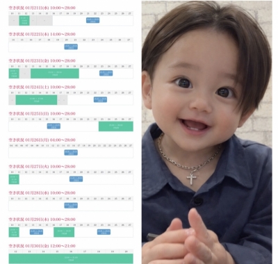 KONOSUKE(ｺｳﾉｽｹ) 1/30までのシフト