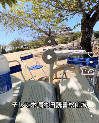 HIRO（ヒロ） 木漏れ日読書松山城