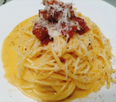AISA(ｱｲｻ) 豚肉シリーズはまだまだ続く、カルボナーラ編