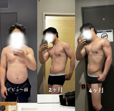TOU(ﾄｳ) デビュー4ヶ月。肉体の変化。