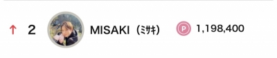 MISAKI（ﾐｻｷ） 1月もありがとうございました！と＋‪α