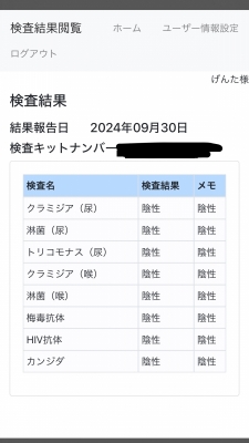 GENTA(ｹﾞﾝﾀ) 性病検査
