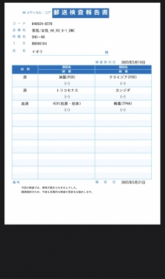 IORI(ｲｵﾘ) 梅毒流行ってるらしいね