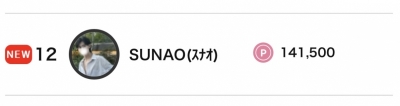 SUNAO(ｽﾅｵ) 本日もありがとうございました🈵