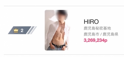 HIRO（ヒロ） 九州2位のご報告。