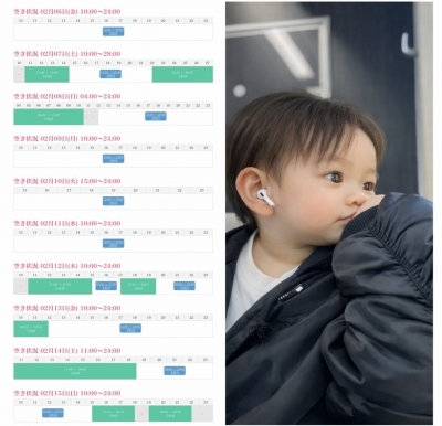 KONOSUKE(ｺｳﾉｽｹ) 15日までのシフト