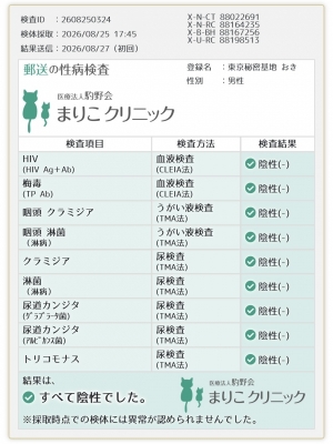 OKI(ｵｷ) 検査結果＋近況