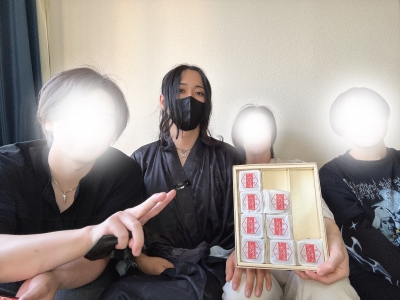 TATSUYA(ﾀﾂﾔ) 本日浴衣「こんにゃくきな粉大福」