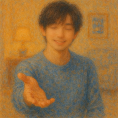 HIROOMI(ﾋﾛｵﾐ) 今夜も、すしざんまいのポーズで。