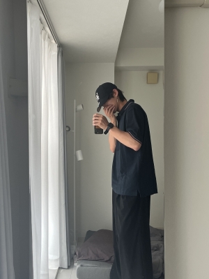 MASH(ﾏｯｼｭ) UNIQLOのドライカノコポロシャツ