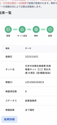 KANATA(ｶﾅﾀ) 全て陰性です✨