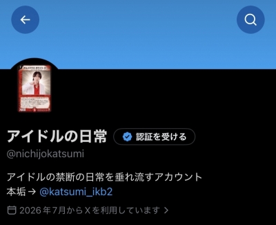 KATSUMI(カツミ) Xサブ垢