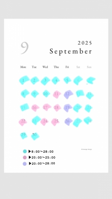 JIO(ジオ) 9月のスケジュール