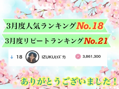 IZUKU(ｲｽﾞｸ) ㊗️人気ランキング18位㊗️