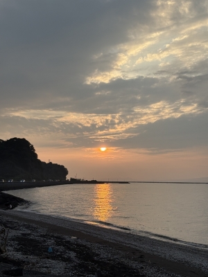 MASH(マッシュ) 熊本からみた夕焼け。