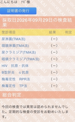 NAGI（ﾅｷﾞ） 検査結果になります❗️