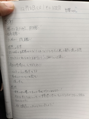 IEYASU(ｲｴﾔｽ) 12月2日(火)　もにやす16日目短縮ver.
