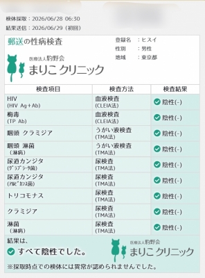 HISUI(ﾋｽｲ) 性病検査