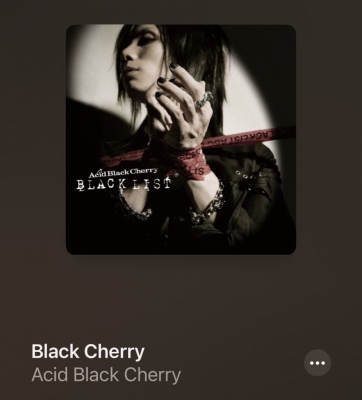 TATSUKI(ﾀﾂｷ) 今日の1曲「Black Cherry」