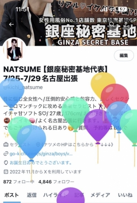 NATSUME(ﾅﾂﾒ) ナツメ爆誕日