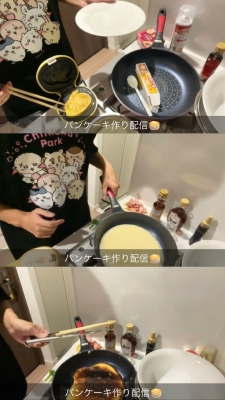 MUGEN（ﾑｹﾞﾝ） パンケーキ作り配信！