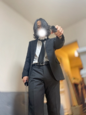 TATSUYA(ﾀﾂﾔ) 黒服星人コスプレ