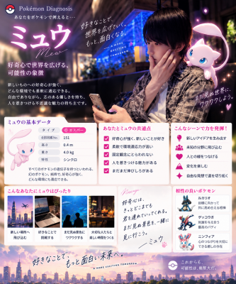 ATSUTO(ｱﾂﾄ) ポケモン診断