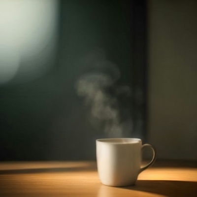 MUTSUKI(ﾑﾂｷ) 夜のデスクで☕