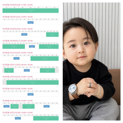 KONOSUKE(ｺｳﾉｽｹ) 5/14までのシフト