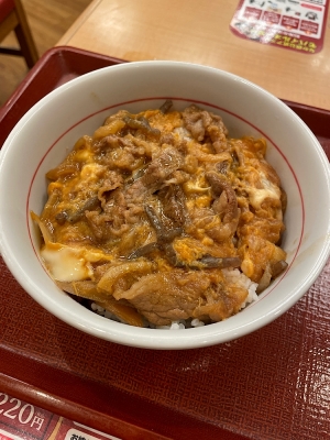 ASAMI(ｱｻﾐ) 牛とじ丼