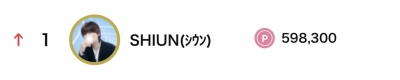 SHIUN(シウン) 本日も満枠ありがとうございます✨