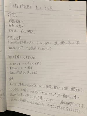 IEYASU(ｲｴﾔｽ) 12月14日(日)　もにやす18日目