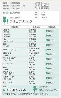 NOA（ノア） 性病検査✅