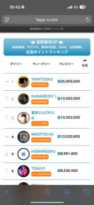 TOA(ﾄｱ) 11月は