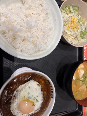 MERU(ﾒﾙ) ハンバーグ定食
