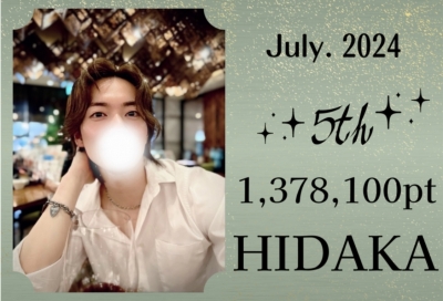 HIDAKA(ﾋﾀﾞｶ) 9月から復帰