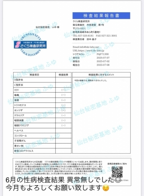 FUYU(ﾌﾕ) 6月検査結果ご報告