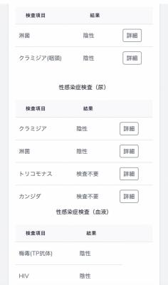 YUTO(ﾕﾄ) 検査結果