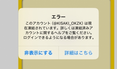 KISAKI(ｷｻｷ) 凍結しました😭