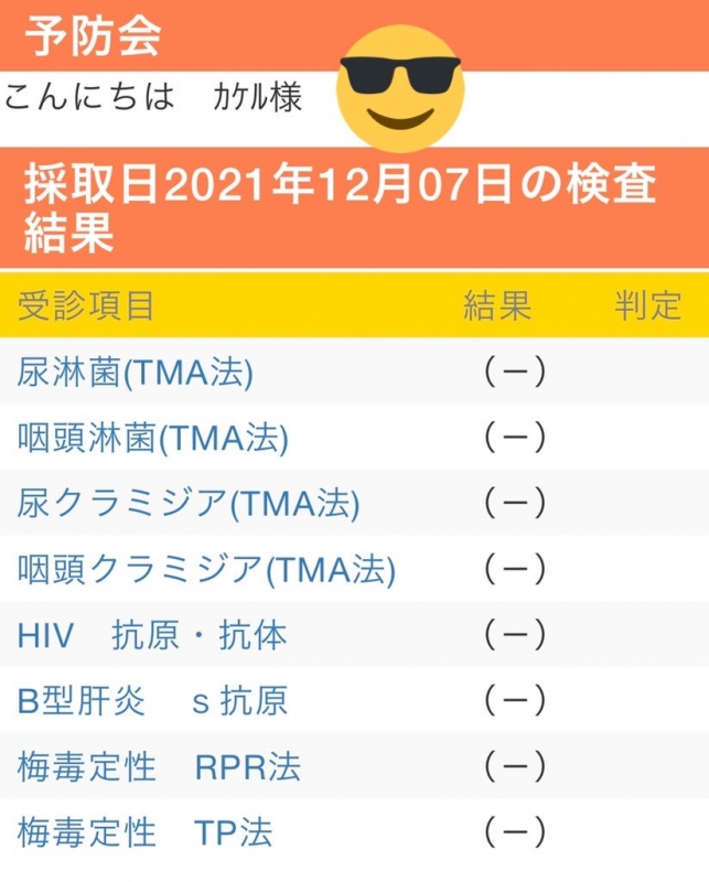 MISAKA(ﾐｻｶ) 陰性