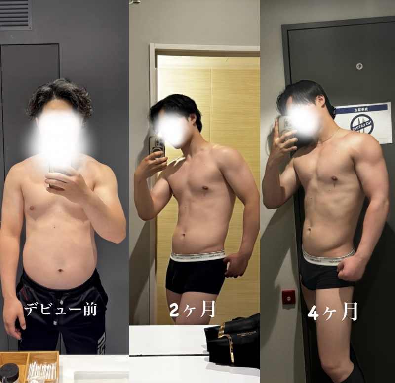 TOU(ﾄｳ) デビュー4ヶ月。肉体の変化。