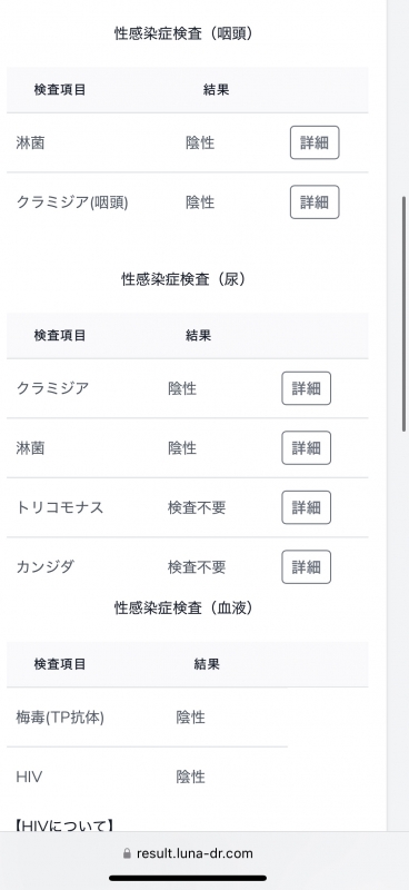 YOATO(ﾖｱﾄ) 性病検査済み