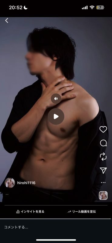 HIRO（ヒロ） 9月撮影ショート動画