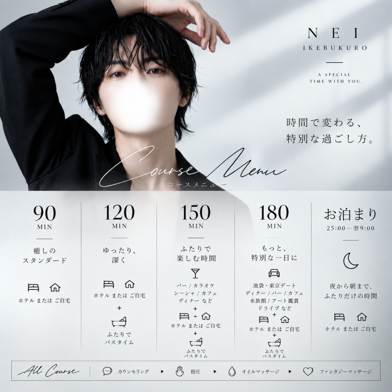 NEI (ネイ) 90分って短い?