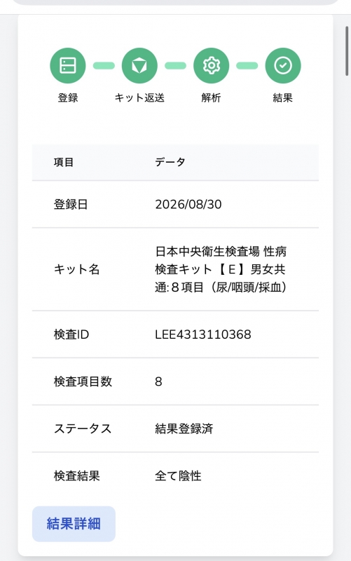 YOATO(ヨアト) 9月検査結果