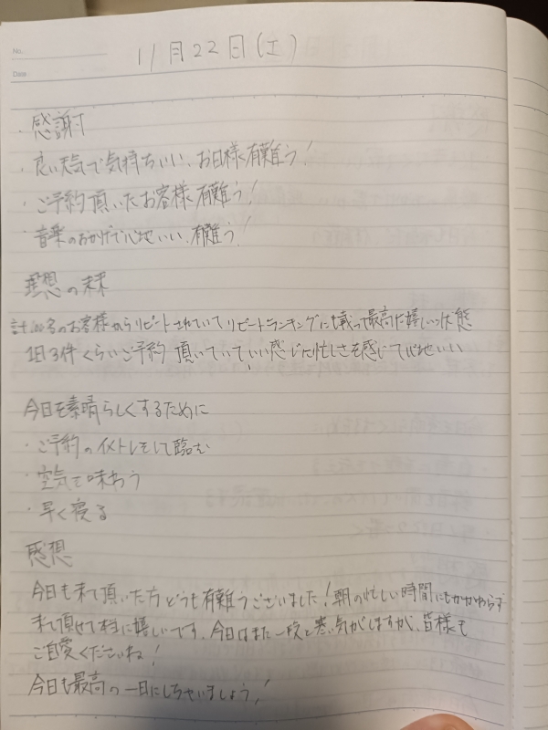 IEYASU(ｲｴﾔｽ) 11月22日(土)　もにやす7日目