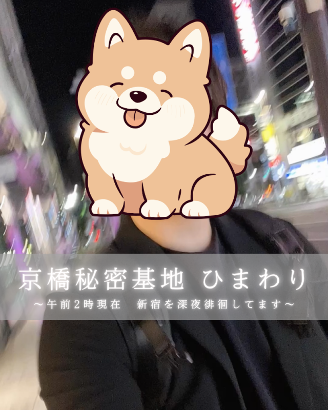 HIMAWARI(ﾋﾏﾜﾘ) 深夜２時に新宿を深夜徘徊中