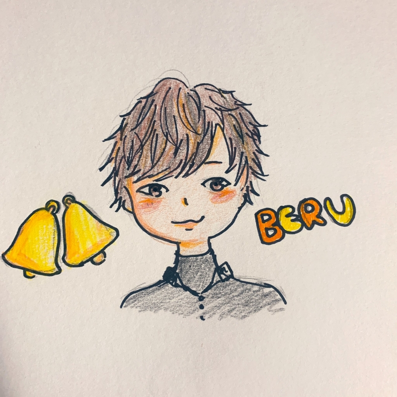 BELL(ﾍﾞﾙ） 似顔絵描いてもろたぁ☺︎