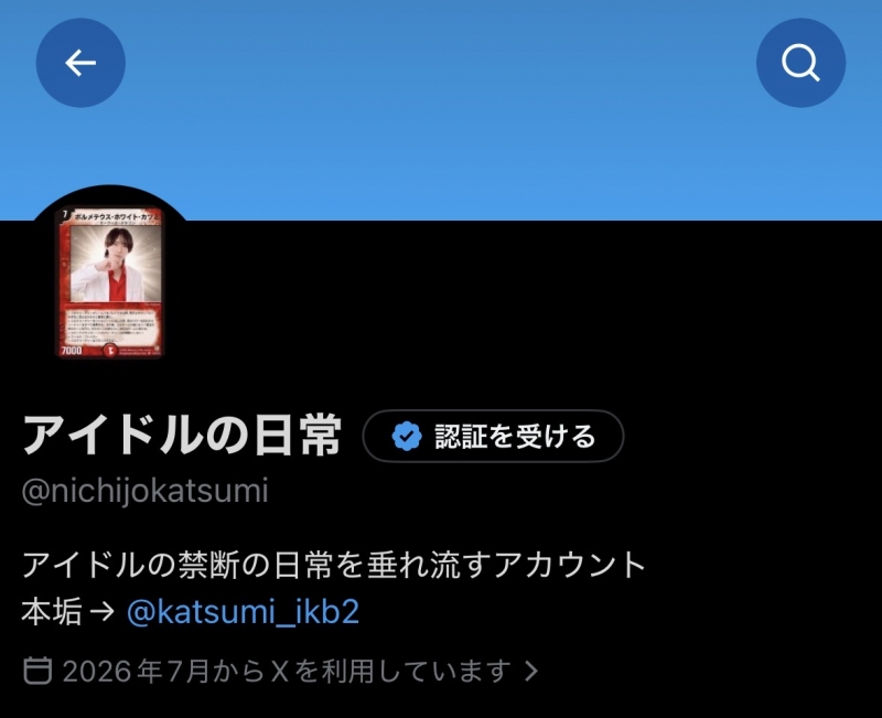 KATSUMI(カツミ) Xサブ垢