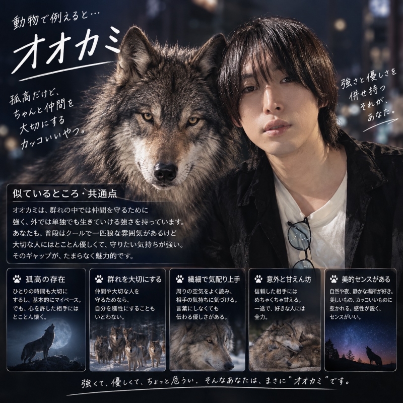 KATSUMI(カツミ) あなたを動物に例えると